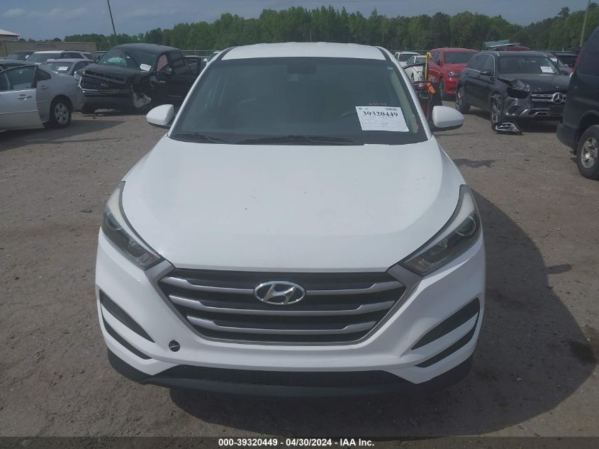 2017 Hyundai Tucson Se VIN: KM8J23A47HU343339 Lot: 39320449