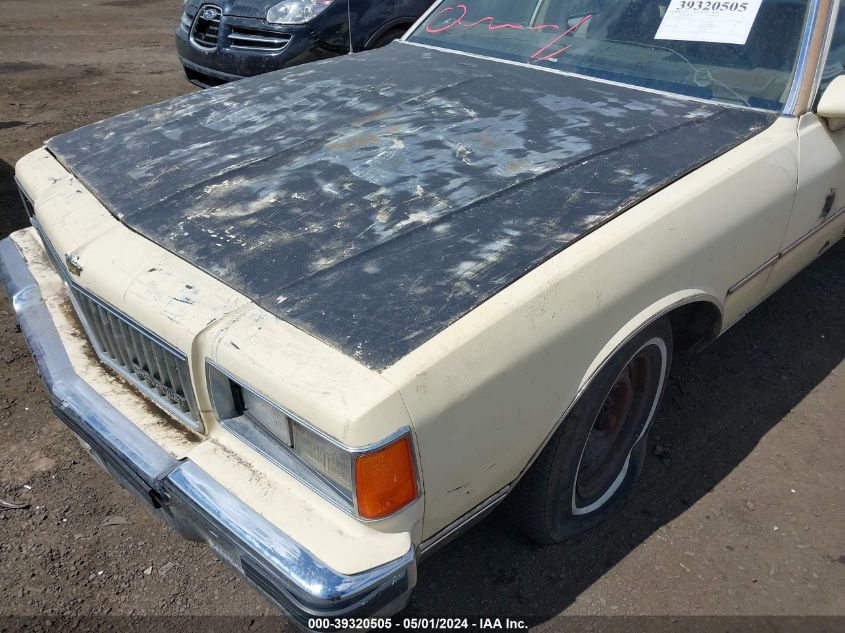 1986 Chevrolet Caprice Classic VIN: 1G1BN69H8G9126823 Lot: 39320505