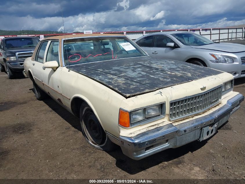 1986 Chevrolet Caprice Classic VIN: 1G1BN69H8G9126823 Lot: 39320505