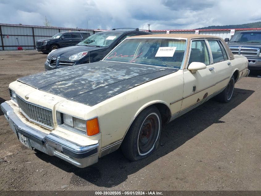 1986 Chevrolet Caprice Classic VIN: 1G1BN69H8G9126823 Lot: 39320505