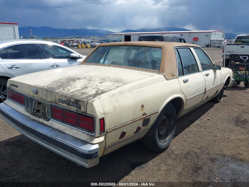 1986 Chevrolet Caprice Classic VIN: 1G1BN69H8G9126823 Lot: 39320505