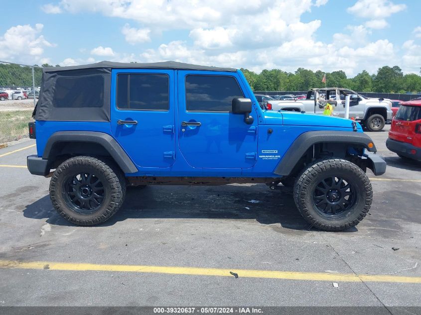 2012 Jeep Wrangler Unlimited Sport VIN: 1C4BJWDG4CL120189 Lot: 39320637