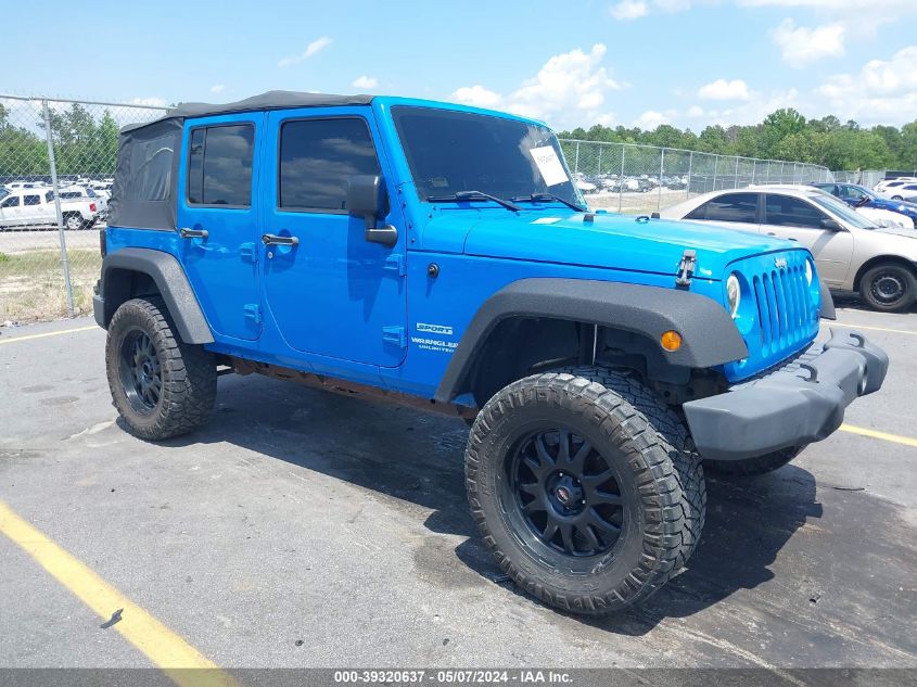 2012 Jeep Wrangler Unlimited Sport VIN: 1C4BJWDG4CL120189 Lot: 39320637