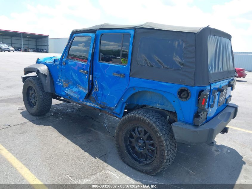 2012 Jeep Wrangler Unlimited Sport VIN: 1C4BJWDG4CL120189 Lot: 39320637