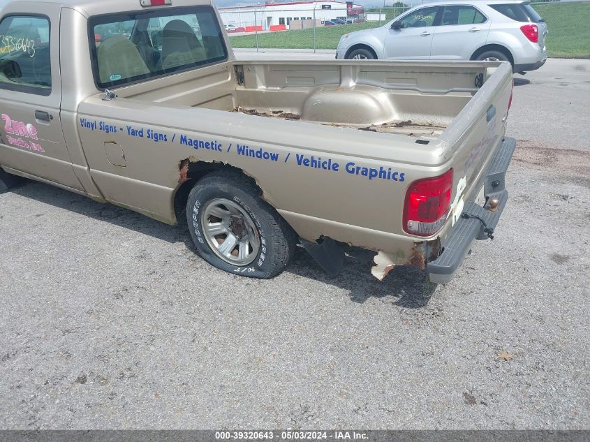 2000 Ford Ranger Xl/Xlt VIN: 1FTYR10V3YPC01808 Lot: 39320643