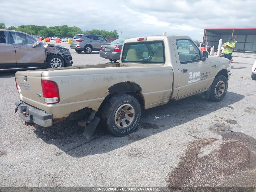 2000 Ford Ranger Xl/Xlt VIN: 1FTYR10V3YPC01808 Lot: 39320643