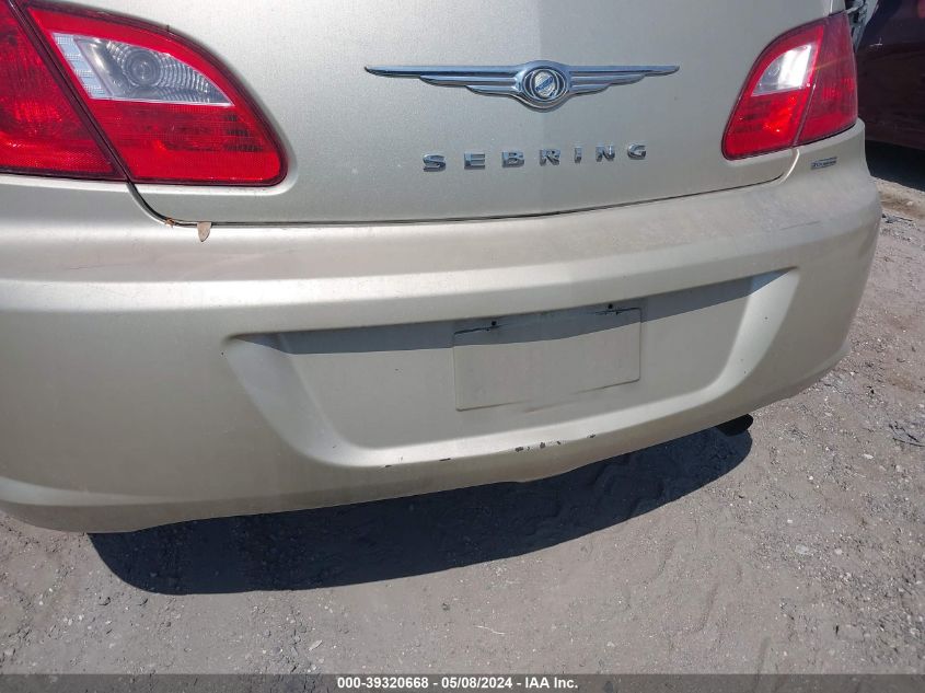 2010 Chrysler Sebring Touring VIN: 1C3CC4FB8AN213307 Lot: 39320668