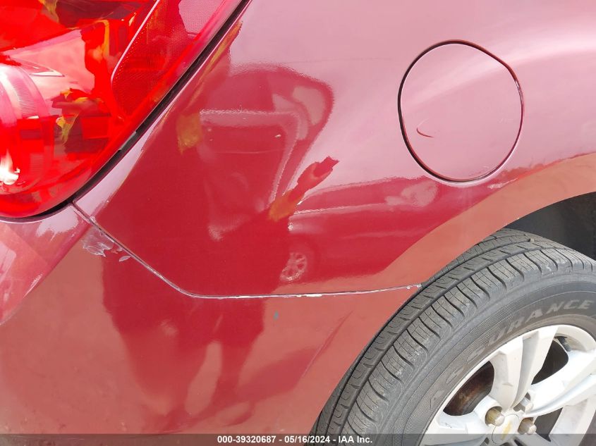 2012 Chevrolet Equinox 1Lt VIN: 2GNALDEK8C6393066 Lot: 39320687