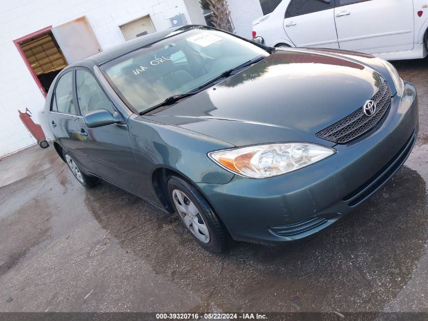 2004 Toyota Camry Le VIN: 4T1BE32K24U344241 Lot: 39320716