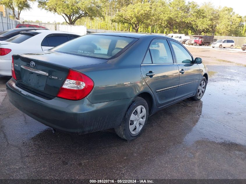 2004 Toyota Camry Le VIN: 4T1BE32K24U344241 Lot: 39320716