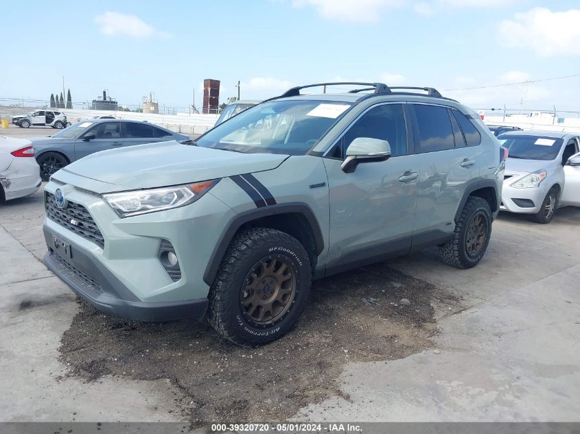 2021 Toyota Rav4 Xle Hybrid VIN: 4T3RWRFV0MU046376 Lot: 39320720