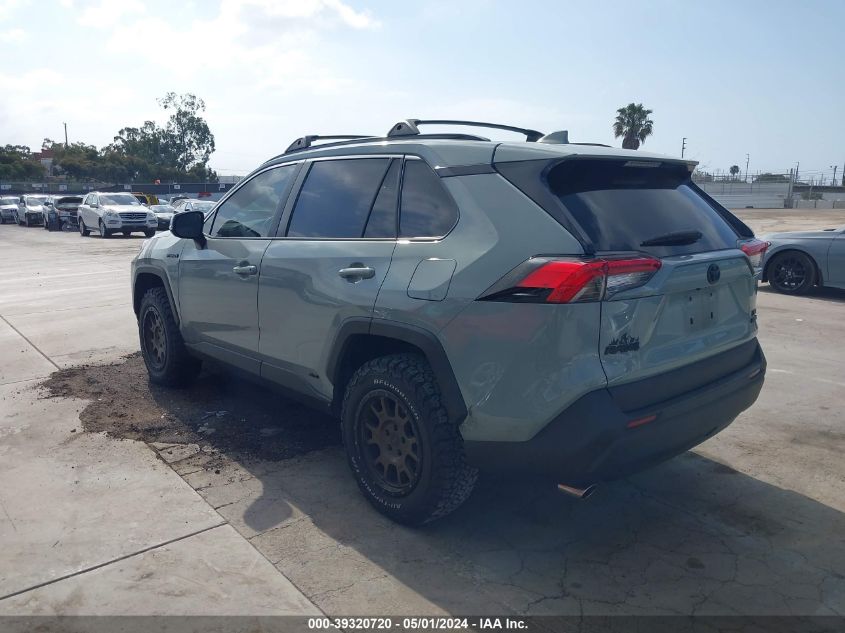 2021 Toyota Rav4 Xle Hybrid VIN: 4T3RWRFV0MU046376 Lot: 39320720