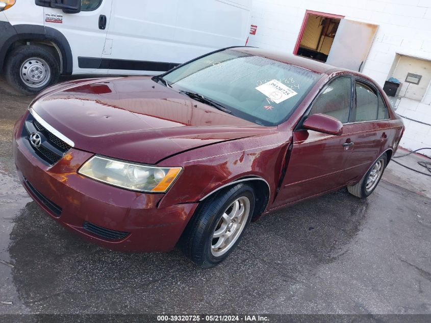 2007 Hyundai Sonata Gls VIN: 5NPET46C77H237488 Lot: 39320725