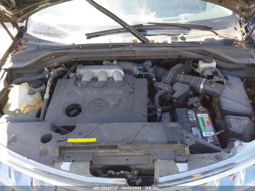 2006 Nissan Murano Sl VIN: JN8AZ08W96W537270 Lot: 39320727