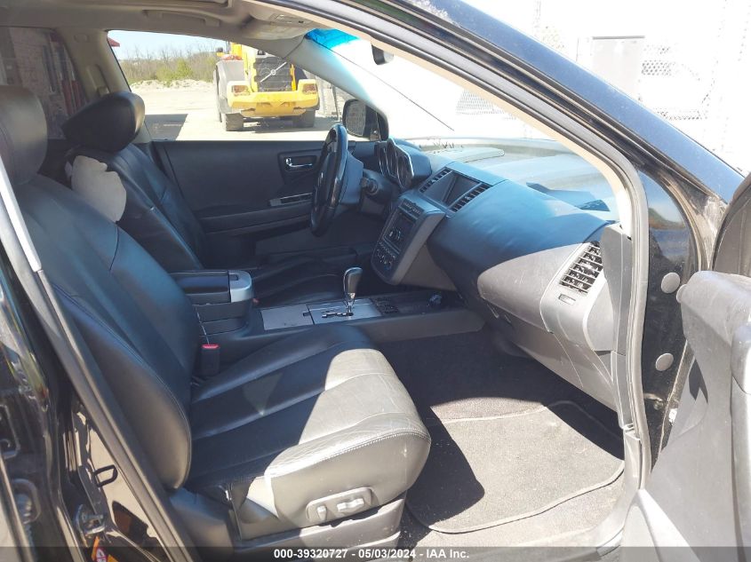 2006 Nissan Murano Sl VIN: JN8AZ08W96W537270 Lot: 39320727