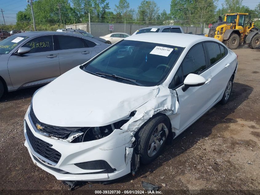 2018 Chevrolet Cruze Ls Auto VIN: 1G1BC5SM8J7186255 Lot: 39320730