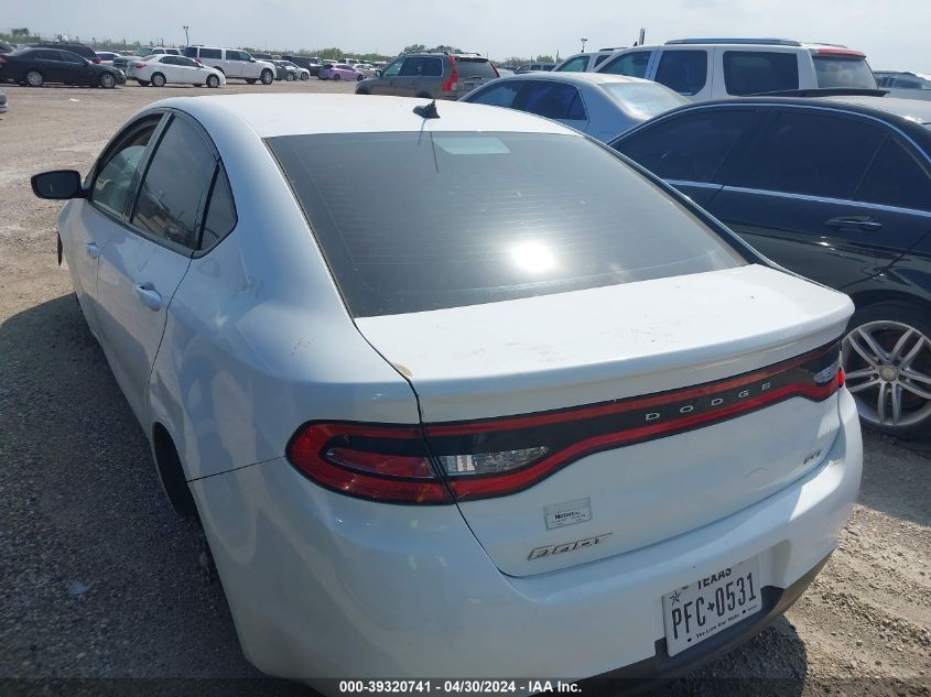 2015 Dodge Dart Sxt VIN: 1C3CDFBB8FD199713 Lot: 39320741