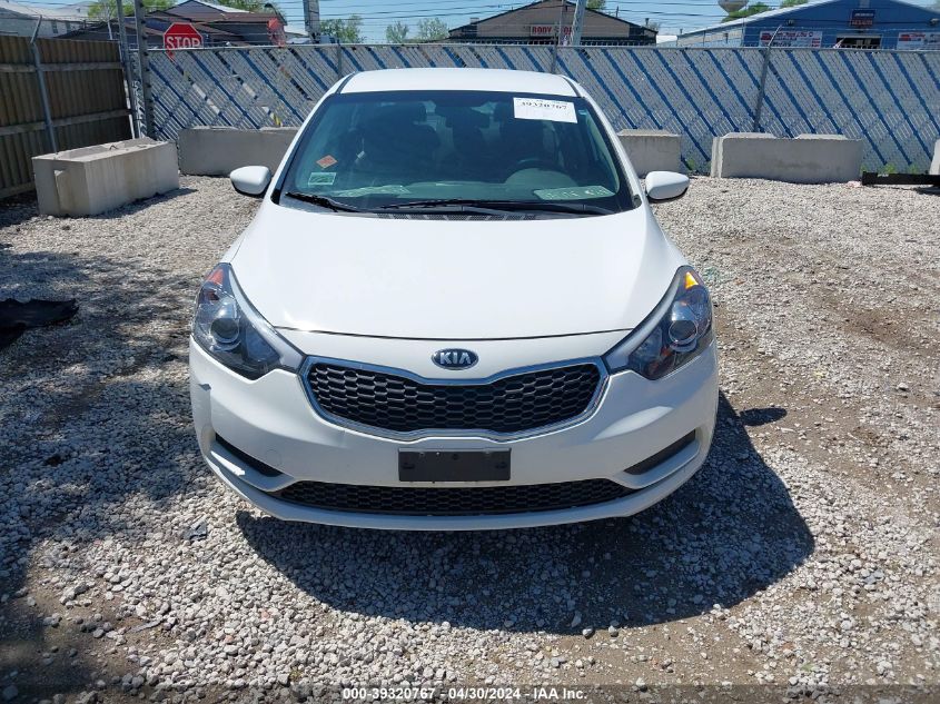 2016 Kia Forte Lx VIN: KNAFK4A60G5614894 Lot: 39320767