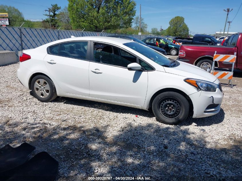 2016 Kia Forte Lx VIN: KNAFK4A60G5614894 Lot: 39320767