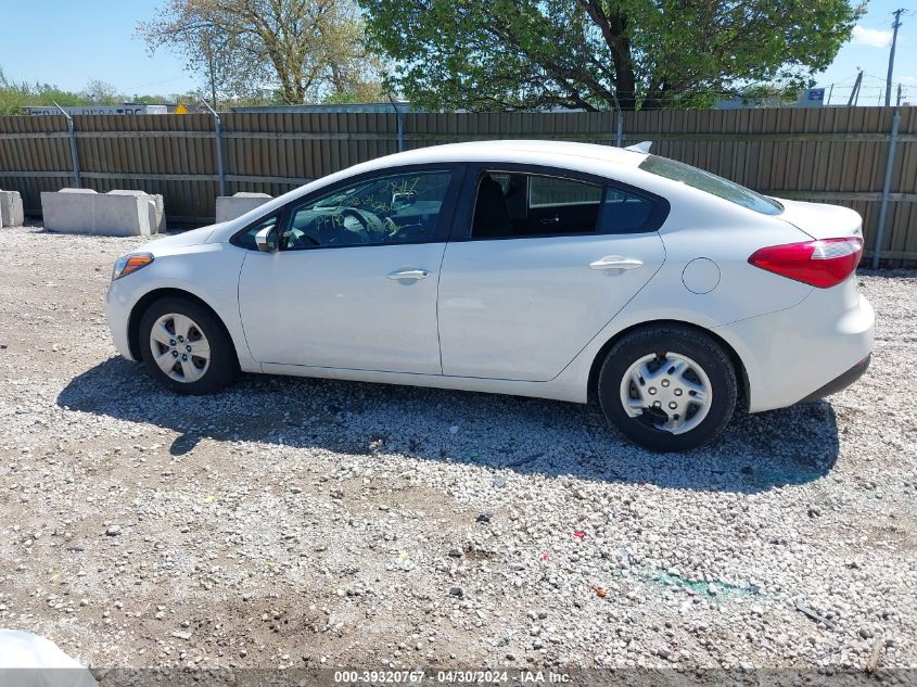 2016 Kia Forte Lx VIN: KNAFK4A60G5614894 Lot: 39320767