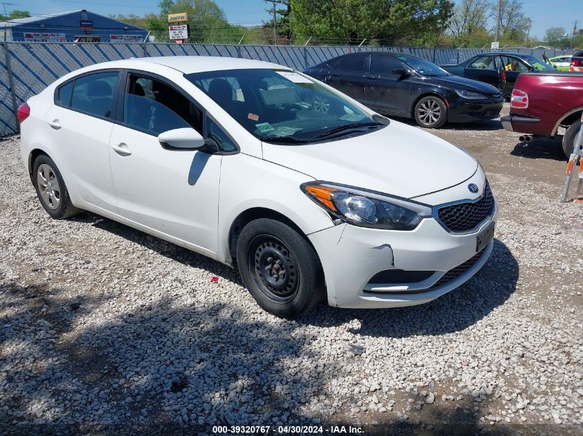 2016 Kia Forte Lx VIN: KNAFK4A60G5614894 Lot: 39320767