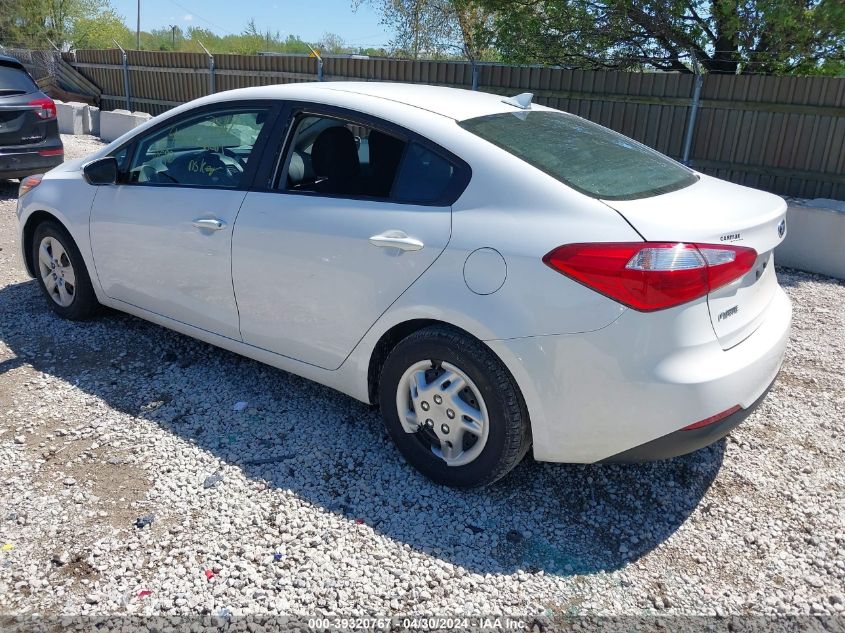 2016 Kia Forte Lx VIN: KNAFK4A60G5614894 Lot: 39320767