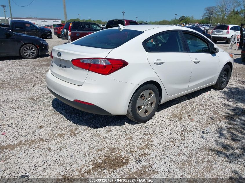 2016 Kia Forte Lx VIN: KNAFK4A60G5614894 Lot: 39320767