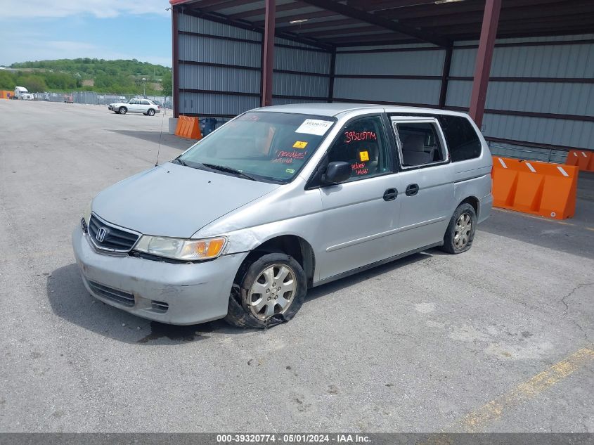 2002 Honda Odyssey Lx VIN: 2HKRL18542H566608 Lot: 39320774