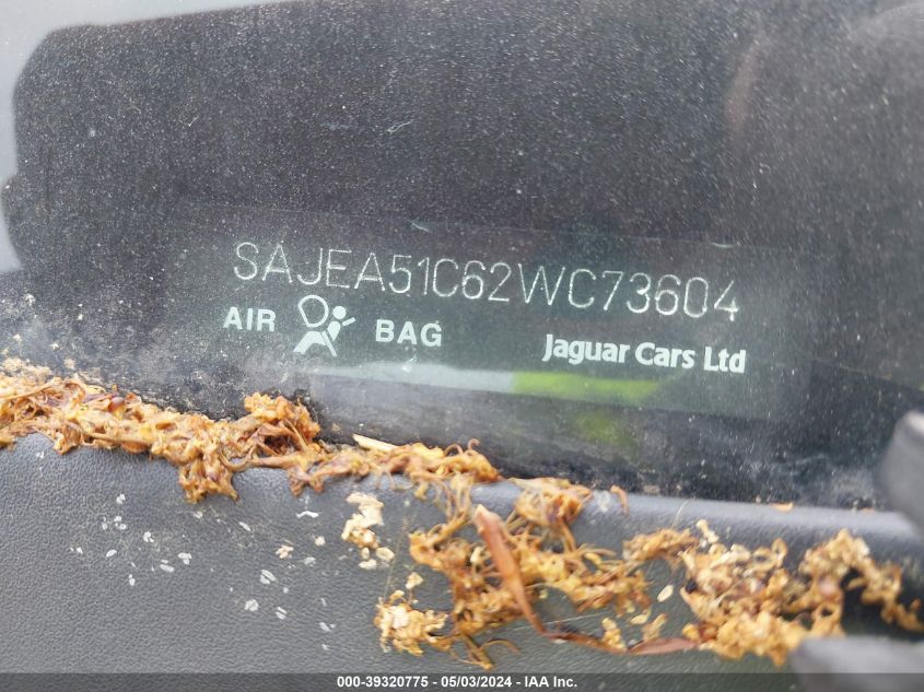 2002 Jaguar X-Type 3.0L VIN: SAJEA51C62WC73604 Lot: 39320775