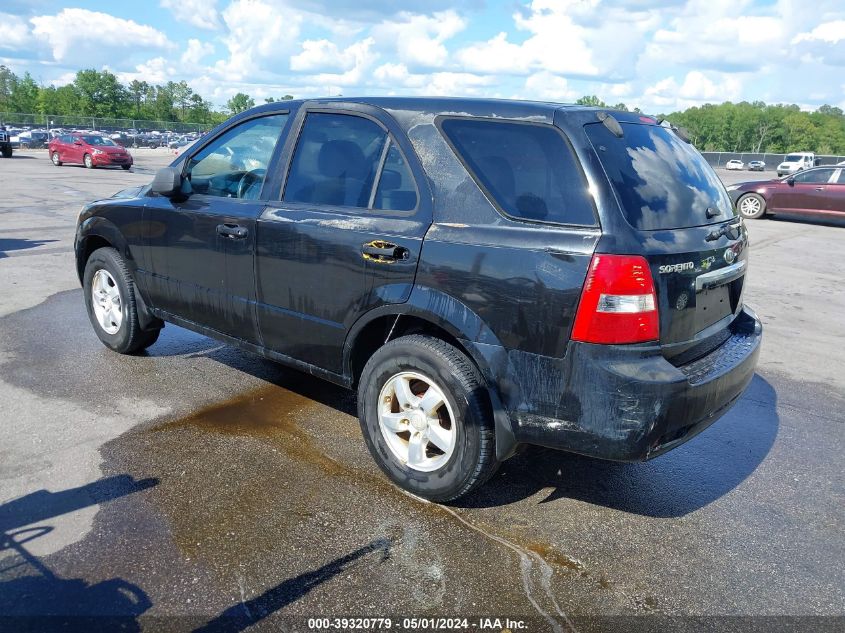 2008 Kia Sorento Lx Base VIN: KNDJD735X85796425 Lot: 39320779