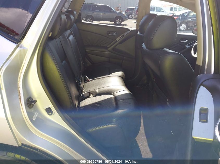 2009 Nissan Murano Sl VIN: JN8AZ18U99W015392 Lot: 39320786