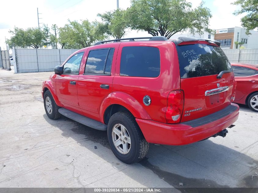 2004 Dodge Durango Slt VIN: 1D8HD48DX4F181392 Lot: 39320834