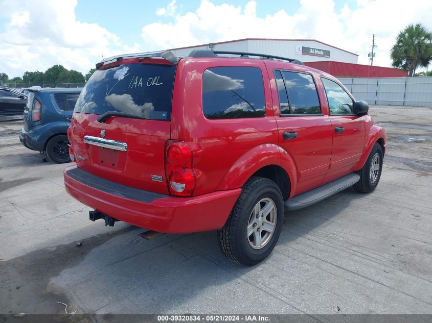 2004 Dodge Durango Slt VIN: 1D8HD48DX4F181392 Lot: 39320834