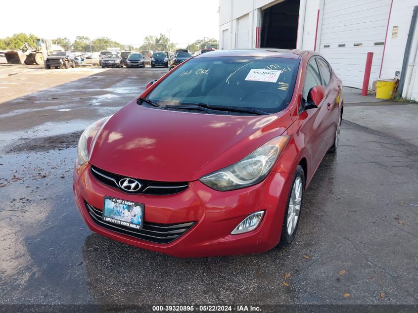 2012 Hyundai Elantra Limited (Ulsan Plant) VIN: KMHDH4AE2CU312101 Lot: 39320895