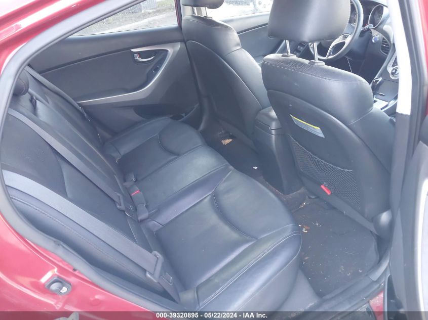 2012 Hyundai Elantra Limited (Ulsan Plant) VIN: KMHDH4AE2CU312101 Lot: 39320895