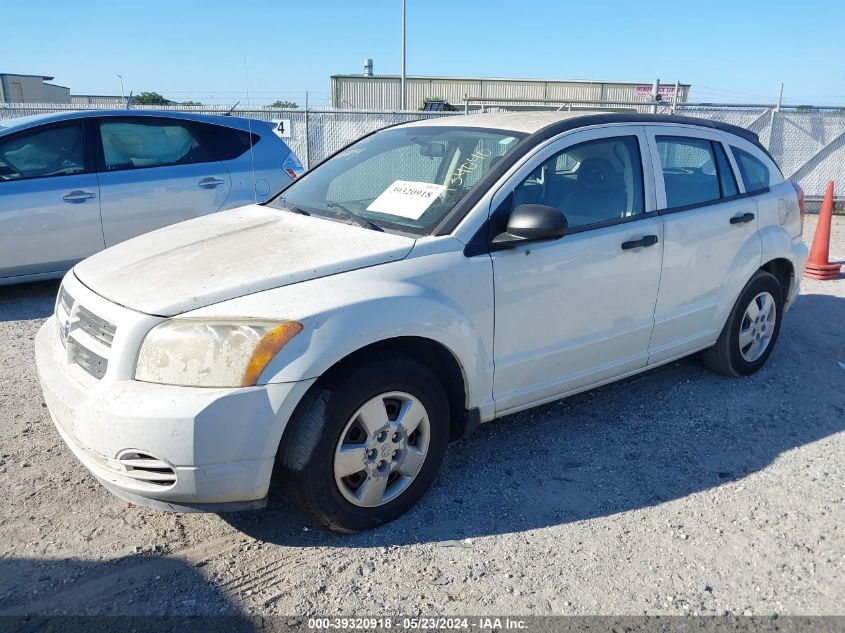 2007 Dodge Caliber VIN: 1B3HB28B77D134040 Lot: 39320918