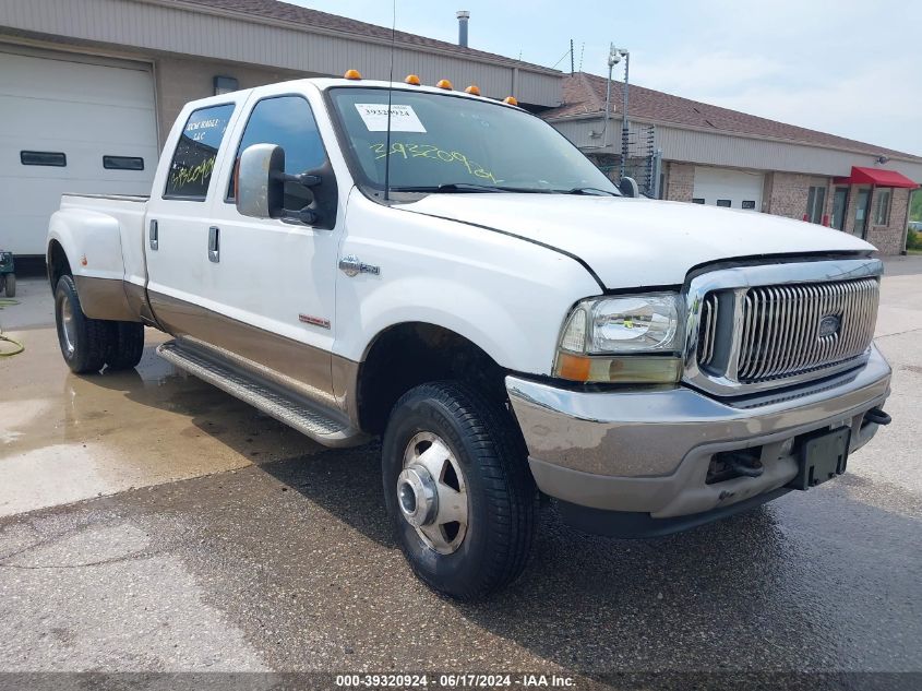 2003 Ford F-350 Lariat/Xl/Xlt VIN: 1FTWW33P73EB46972 Lot: 39320924