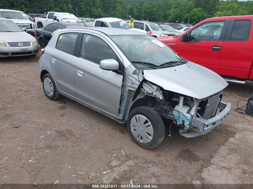 VIN ML32AUHJ8MH010456 2021 MITSUBISHI MIRAGE ES/LE/CARBONITE EDITION