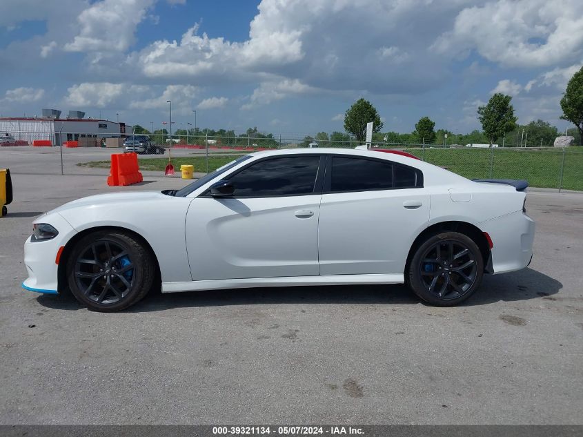 2022 Dodge Charger Gt Rwd VIN: 2C3CDXHG6NH153274 Lot: 39321134