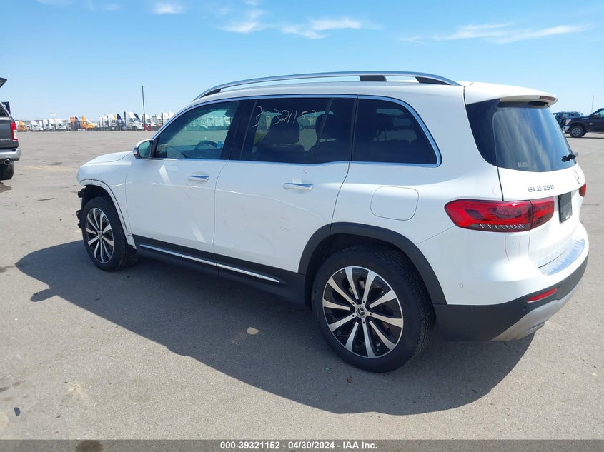 2022 Mercedes-Benz Glb 250 4Matic VIN: W1N4M4HB4NW207331 Lot: 39321152