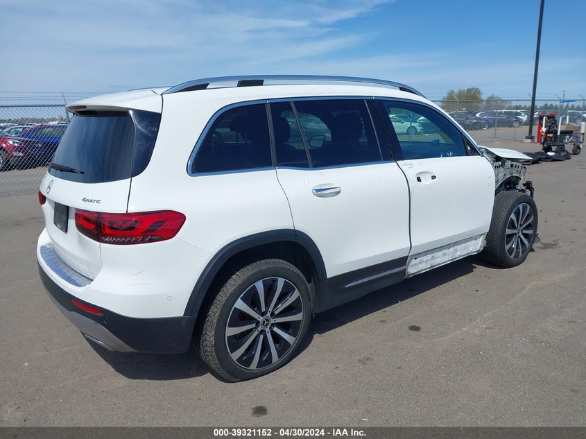 2022 Mercedes-Benz Glb 250 4Matic VIN: W1N4M4HB4NW207331 Lot: 39321152