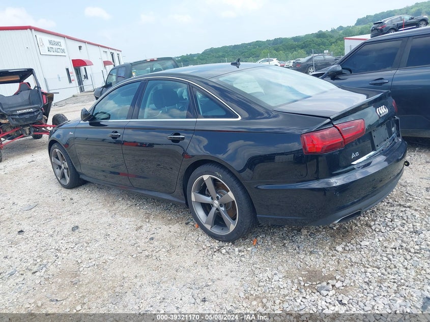 2016 Audi A6 3.0T Premium Plus VIN: WAUFGAFC5GN002205 Lot: 39321170