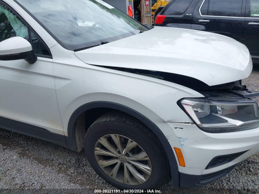 2018 VOLKSWAGEN TIGUAN S - 3VW0B7AX2JM119839