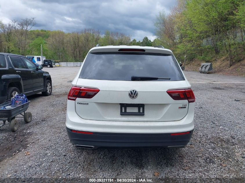 2018 VOLKSWAGEN TIGUAN S - 3VW0B7AX2JM119839