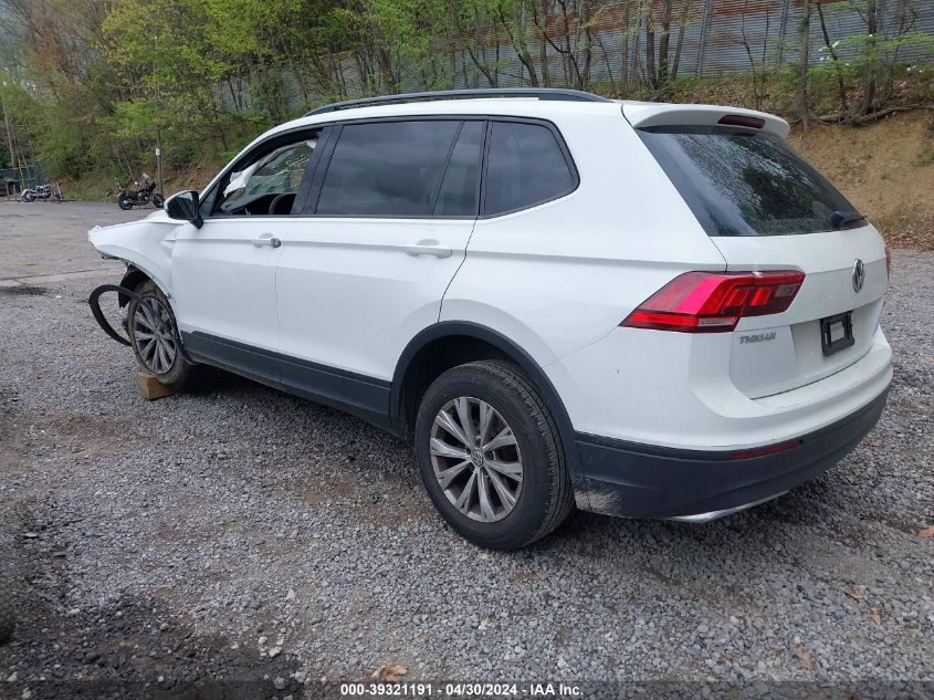 2018 VOLKSWAGEN TIGUAN S - 3VW0B7AX2JM119839