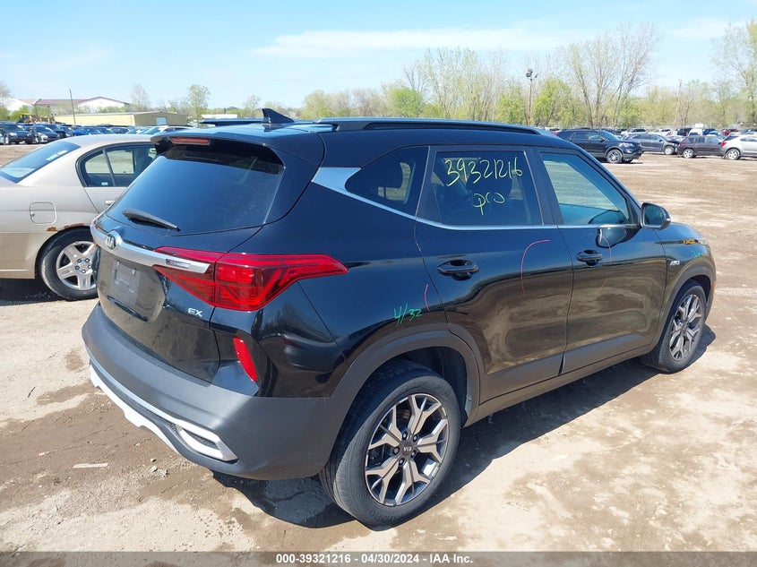 2021 Kia Seltos Ex VIN: KNDERCAA8M7123854 Lot: 39321216
