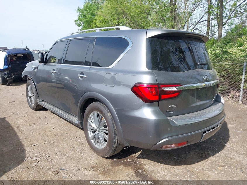 2021 Infiniti Qx80 Luxe Awd VIN: JN8AZ2AE5M9270038 Lot: 39321280