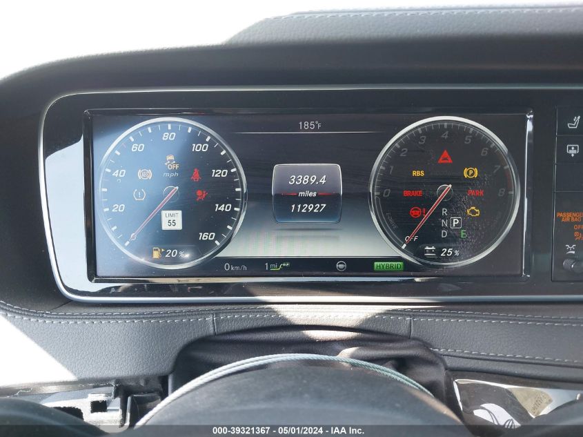 2016 MERCEDES-BENZ S 550 PLUG-IN HYBRID - WDDUG6DB0GA253311