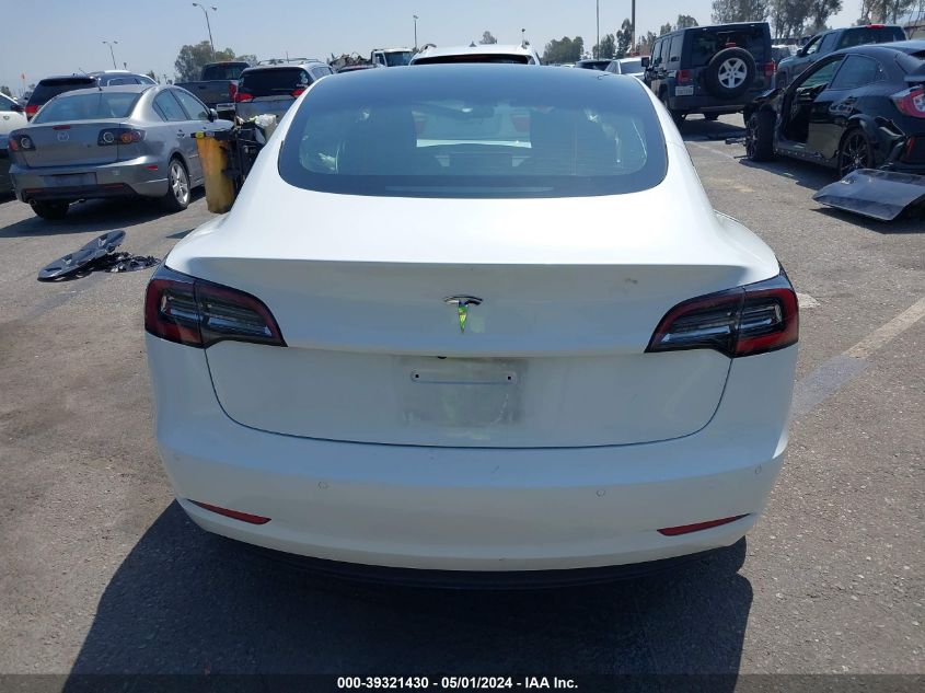 2022 Tesla Model 3 Rear-Wheel Drive VIN: 5YJ3E1EA6NF142755 Lot: 39321430