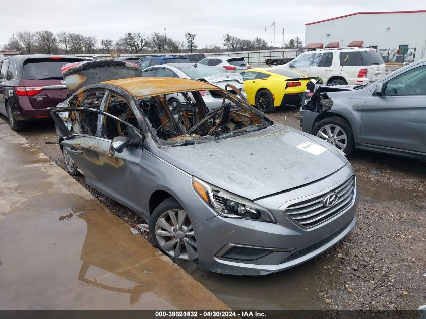 2016 Hyundai Sonata Se VIN: 5NPE24AF1GH317857 Lot: 39321432